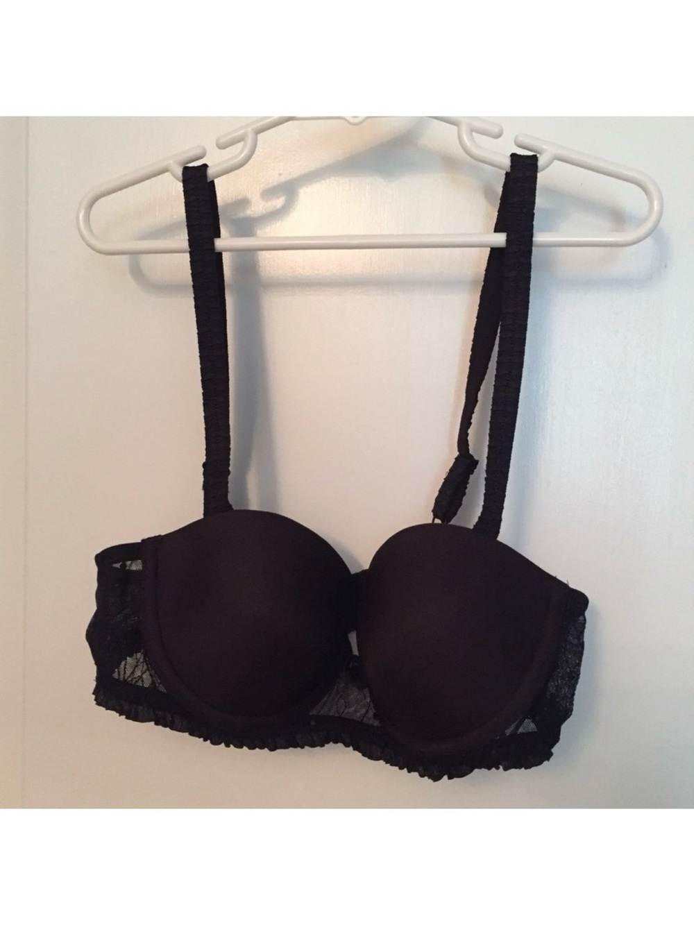 NEW B. Tempt’d WACAOL BRA INTIMATES BLACK 32B PADDED PUSH UP Unworn